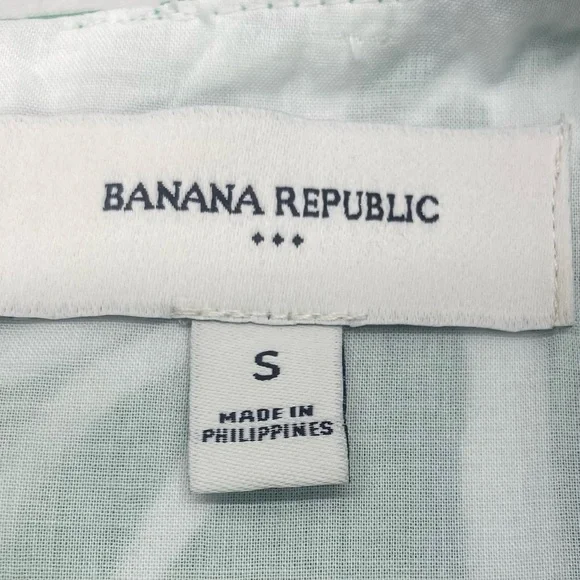 Banana Republic Midi Dress SM Belt Pockets Lined Zip Closure Green Floral - Picture 2 of 14